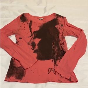DIESEL 100% COTTON TOP SIZE XL RED
